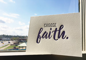 Choose Faith