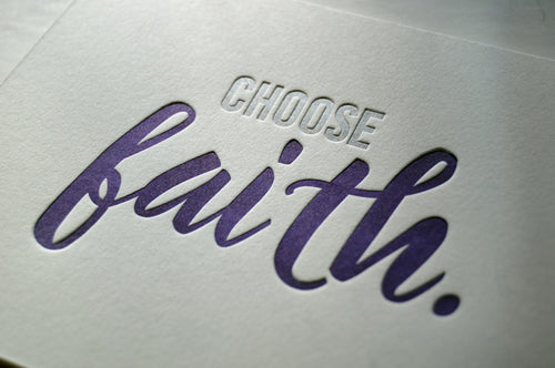 Choose Faith