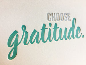 Choose Gratitude