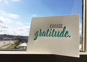 Choose Gratitude