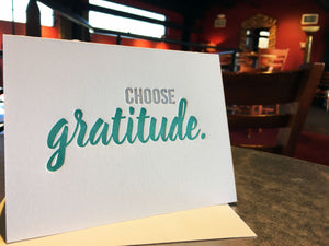 Choose Gratitude