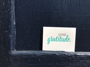 Choose Gratitude