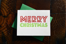 Load image into Gallery viewer, Two-Tone Merry Christmas